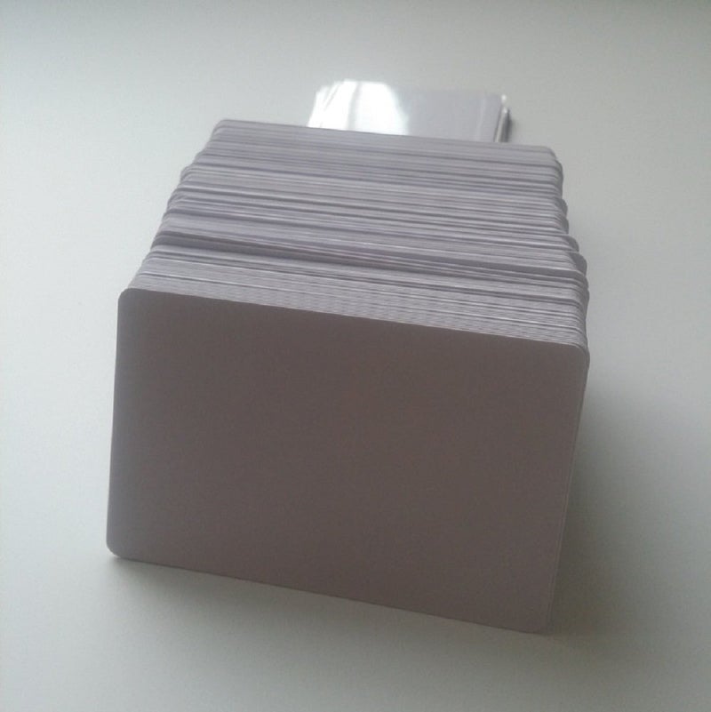 Brainstorm ID Inkjet PVC Cards (50 Pack) - Thin (20 Mil) Inkjet Printable ID Cards - Enhanced Ink Receptive Coating - Waterproof & Double Sided Printing - Works with Epson & Canon Inkjet Printers - Image 2